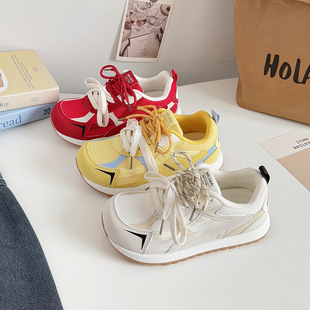 韩版透气阿甘休闲运动鞋女款2025新款夏季轻便德训鞋B2805