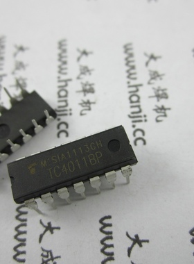 焊机维修配件 CD4011 集成块  TC4011BE 与非门IC DIP-14