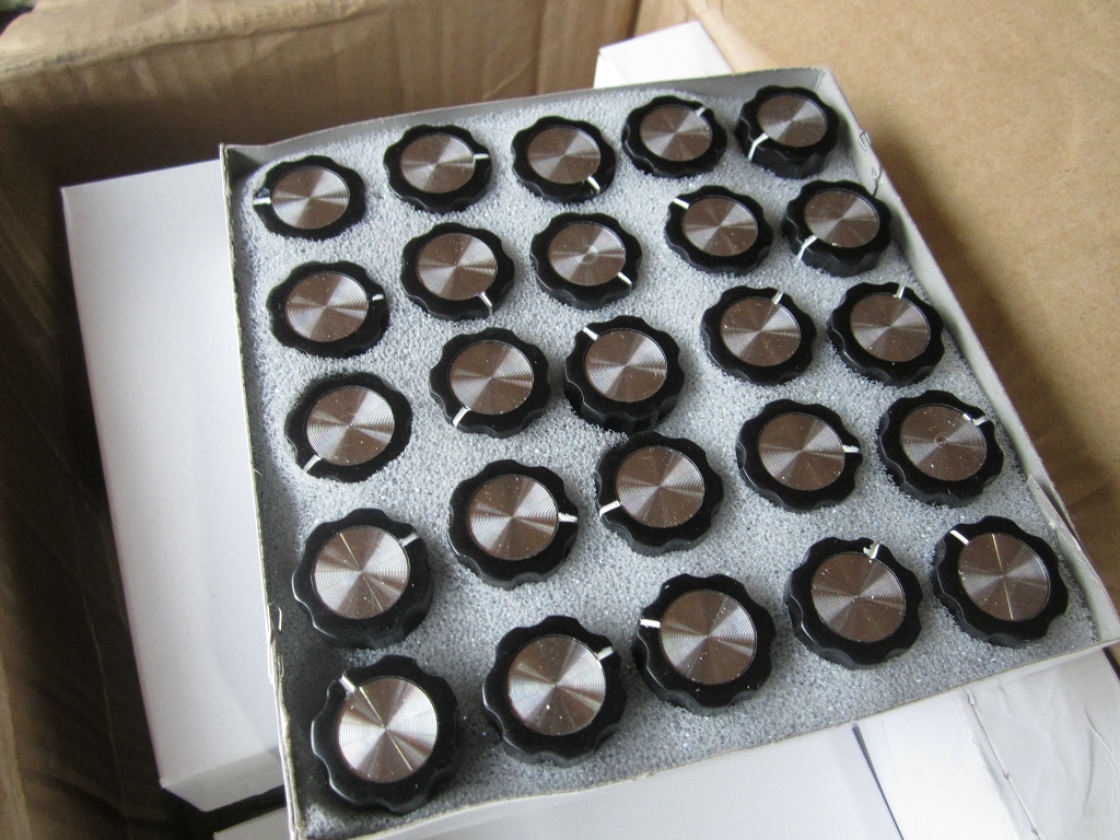 逆变焊机电位器旋钮 胶木旋钮 A03 黑色 外面铝片