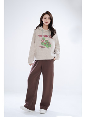 FD86025成人高端休闲7A抗菌百搭短款连帽卫衣