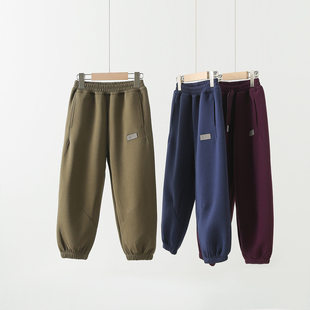 轻户外百搭男女童长裤 HD1HK011品牌童装 儿童宽松卫裤 新款 春季