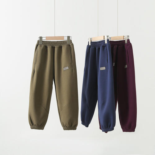 HD1HK011品牌童装春季新款儿童宽松卫裤轻户外百搭男女童长裤