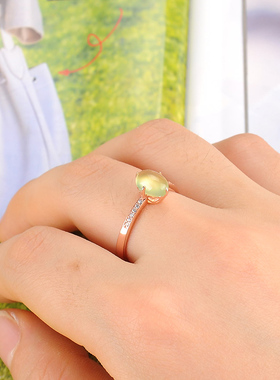 寻她女葡萄石原创戒指亏本促销