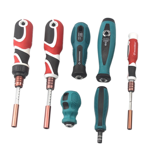 1/4寸6.35mm螺丝批手柄4mm伸缩改锥握柄螺丝刀手柄精密螺丝刀接柄