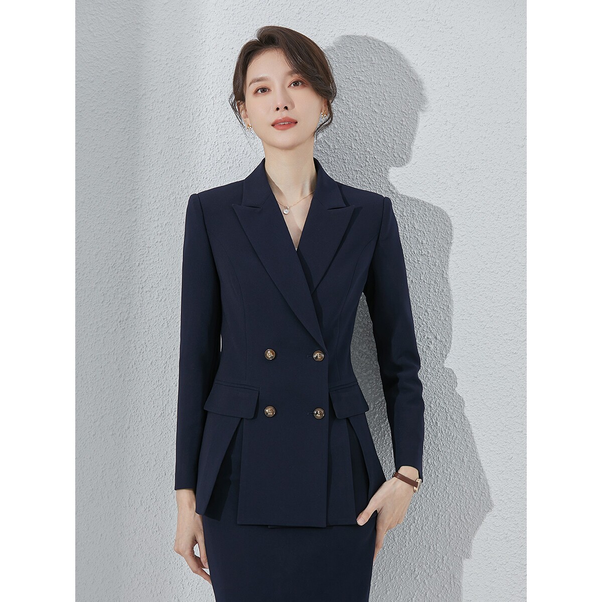 诗璐雅西装正装女春秋外套2026新款职业装外套干练韩版酒店工作服