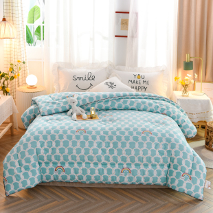 薰衣草香氛被芯春秋被保暖加厚羽丝纤维冬被芯单双人床宿舍被子