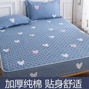 夹棉床笠2022年新款通用全棉加棉加厚床罩冬款纯棉床笠罩床套冬天