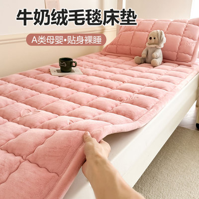 A类牛奶绒毛毯加厚珊瑚绒床单