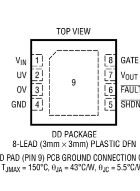 进口原装 LTC4367CDD LTC4367IDD LTC4367HDD LTC4367 DFN 现货