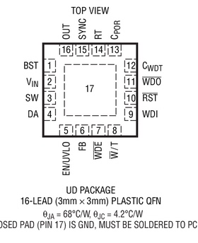 进口原装  LT3689EUD-5 LT3689IUD-5 LT3689-5 QFN 现货