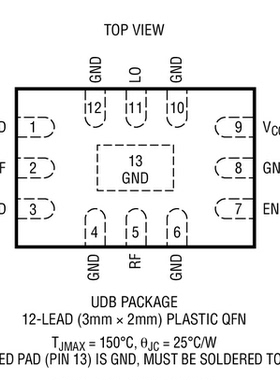 进口原装  LTC5553IUDB LTC5553 LGZX QFN 订货