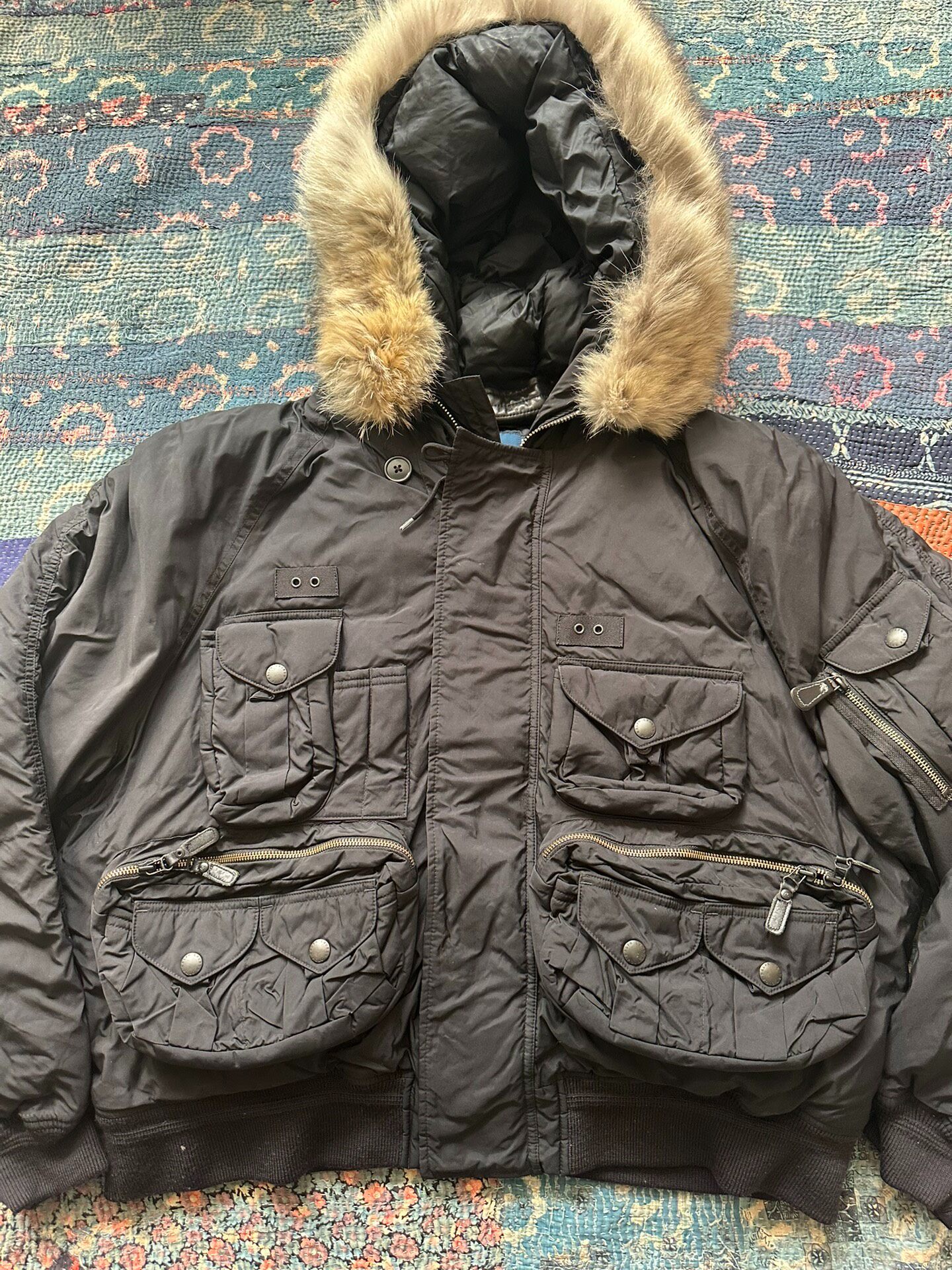 POLO RALPH LAUREN Fur-Lined Cotton Jacket