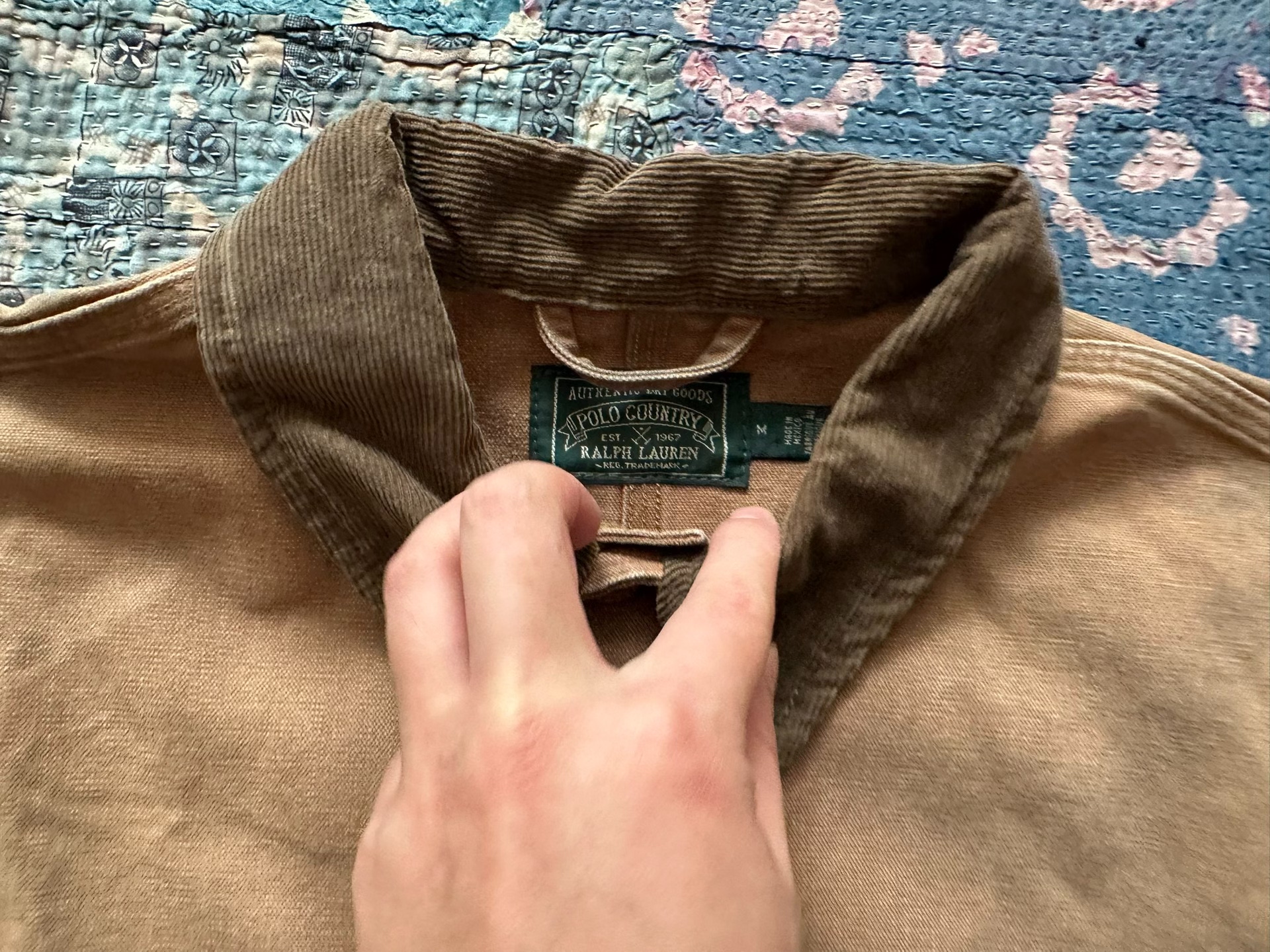 Polo Ralph Lauren Distressed Brown Jacket — back