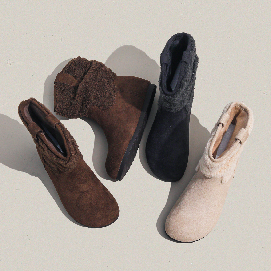 周周推荐~法式复古加绒加厚雪地靴女2025冬季新款百搭西部短靴子