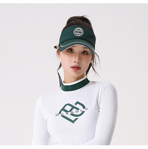 DEXGOLF高尔夫帽子彩带空顶帽