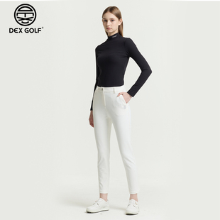 4220 防寒保暖长裤 DEXGOLF韩国高尔夫服装 女士秋冬直筒薄绒九分裤