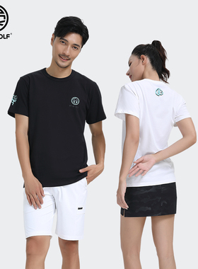 DEXGOLF高尔夫短袖潮T恤男女夏季上衣情侣衣服夏装韩版半袖打底衫