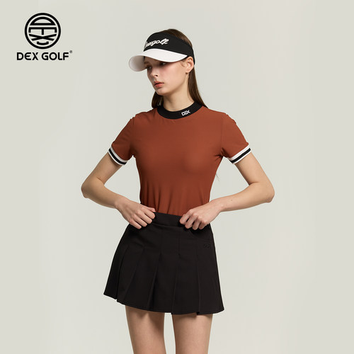 DEXGOLF高尔夫女T恤修身显瘦