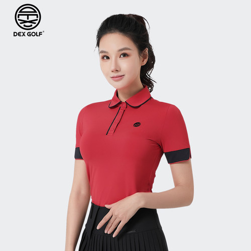 DEXGOLF高尔夫服装经典简约短袖