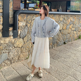 2026春装！木耳边拼接设计夹克棒球服外套8627-P155-K228，女装短外套，2C186