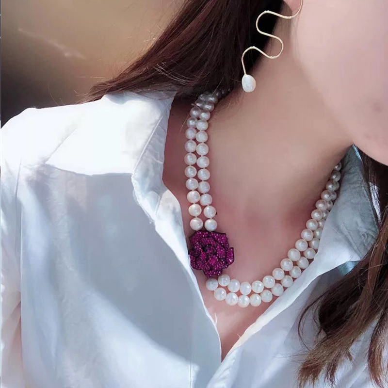 DIY微镶经典款多配毛衣链