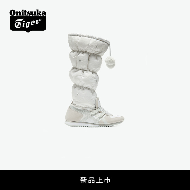 鬼塚虎女款时尚高帮雪地靴