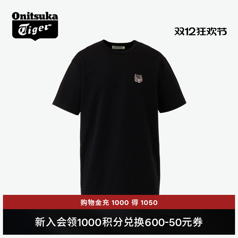 鬼塚虎男女短袖T恤休闲百搭上衣