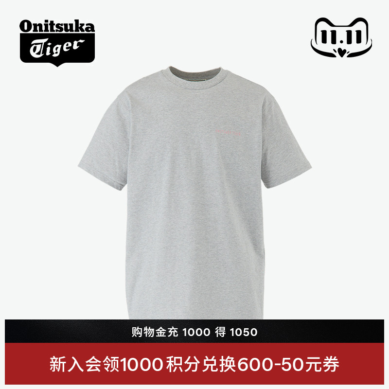 鬼塚虎GRAPHICTEE印花短袖T恤