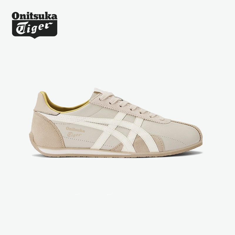 Onitsuka Tiger鬼塚虎RUNSPARK夏季米色复古运动休闲鞋