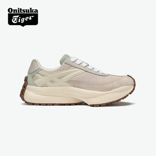 鬼塚虎SP-II米色轻便运动休闲鞋