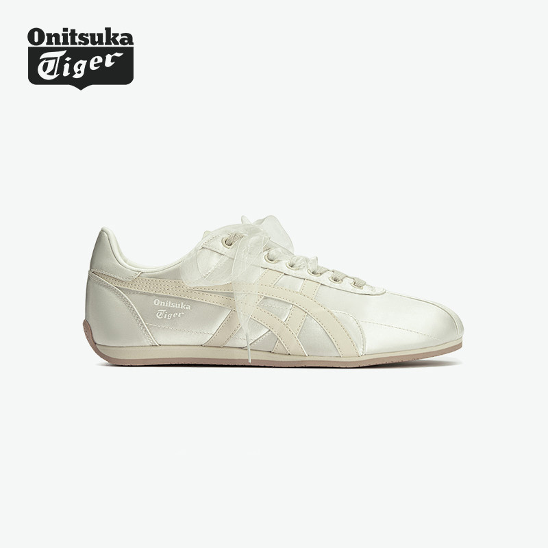 Onitsuka Tiger鬼塚虎RUNSPARK女款夏季米色复古运动休闲鞋