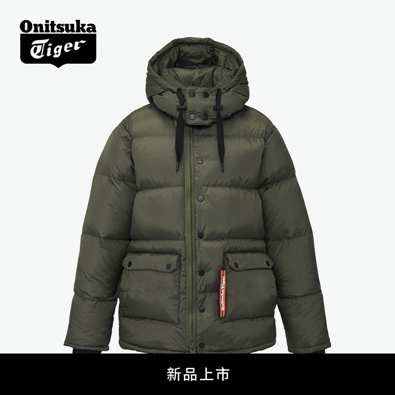 鬼塚虎舒适休闲羽绒服夹克外套