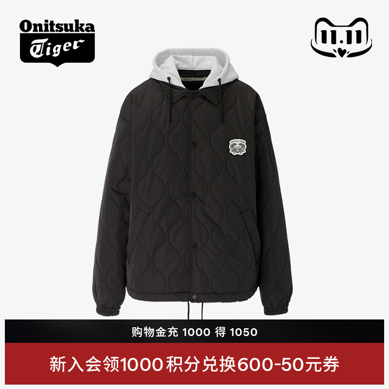 鬼塚虎运动休闲简约男女夹克外套