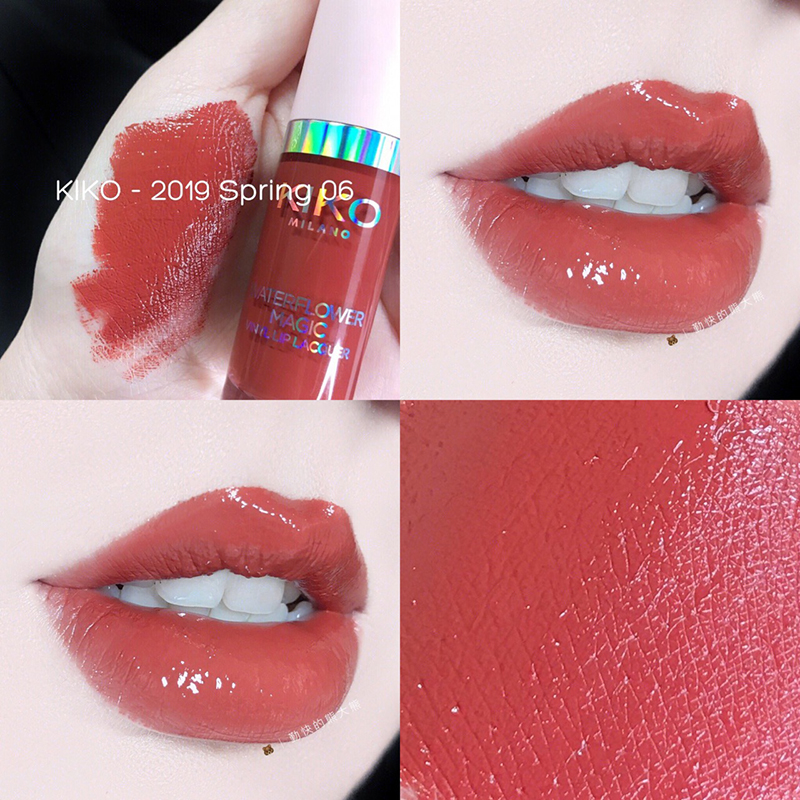 清仓06/05KIKO 2019春季限量Waterflower水莲花哑光唇釉 焦糖枫叶