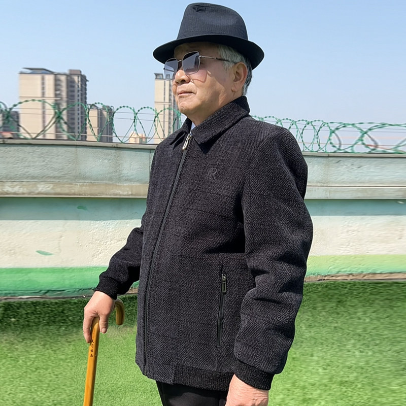 春秋季雪尼尔翻领上衣