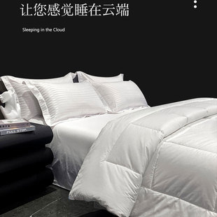 加重160x220cm190x220酒店宾馆被芯单人加长被子全棉春秋被冬被厚