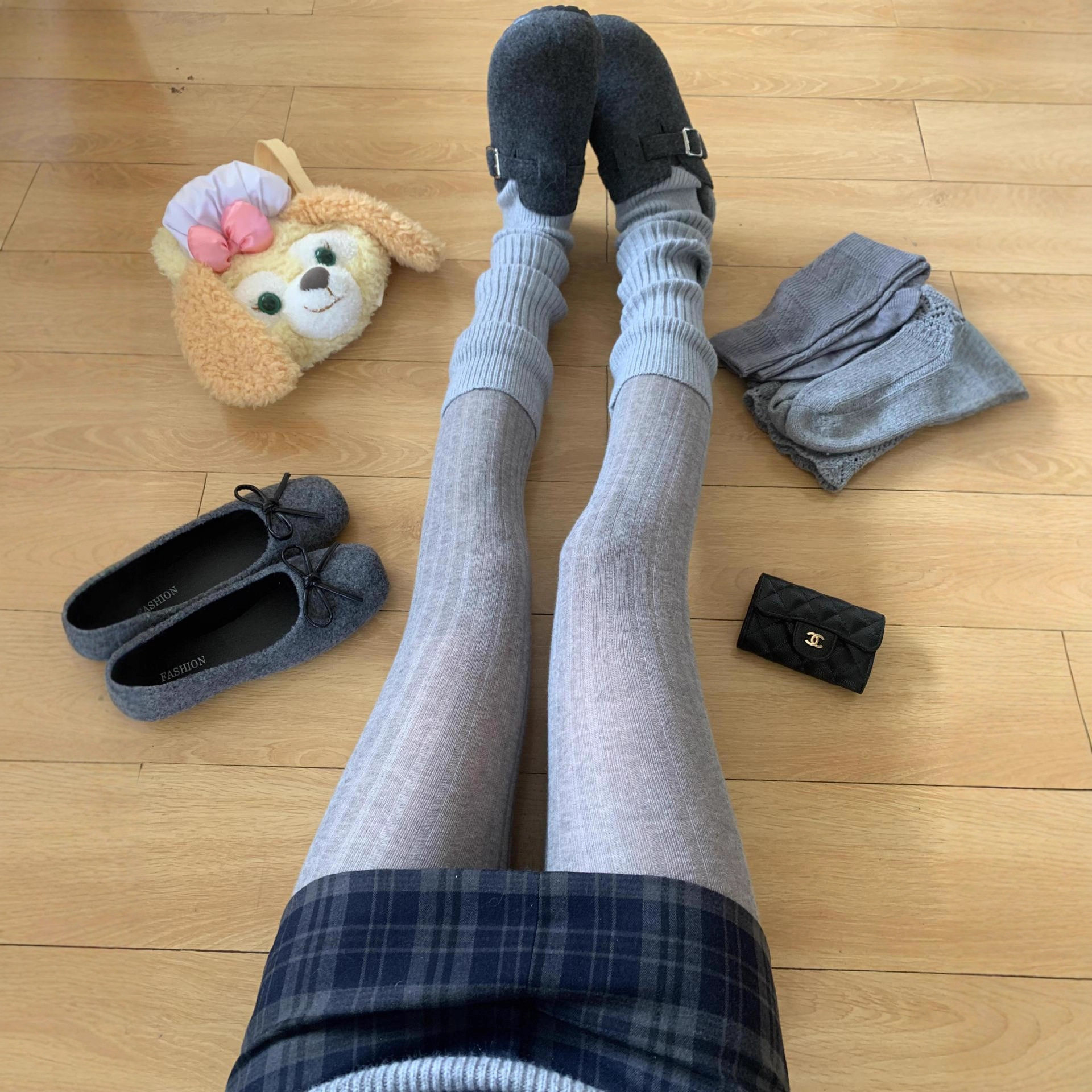 miu系秋款韩版连裤袜显瘦竖条纹