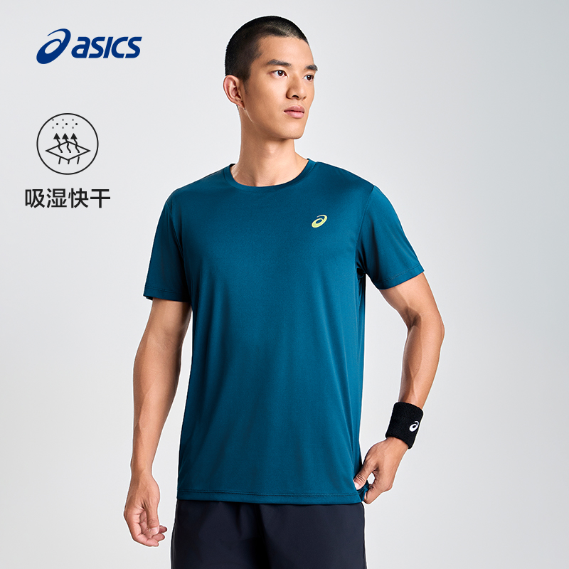 亚瑟士男子速干运动T恤