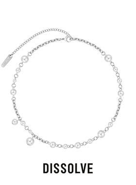 Dissolve珍珠项链女轻奢小众高级感原创设计百搭锁骨链毛衣链