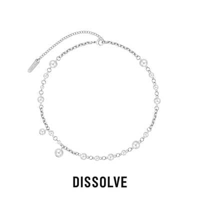 Dissolve珍珠项链女轻奢小众高级感原创设计百搭锁骨链毛衣链