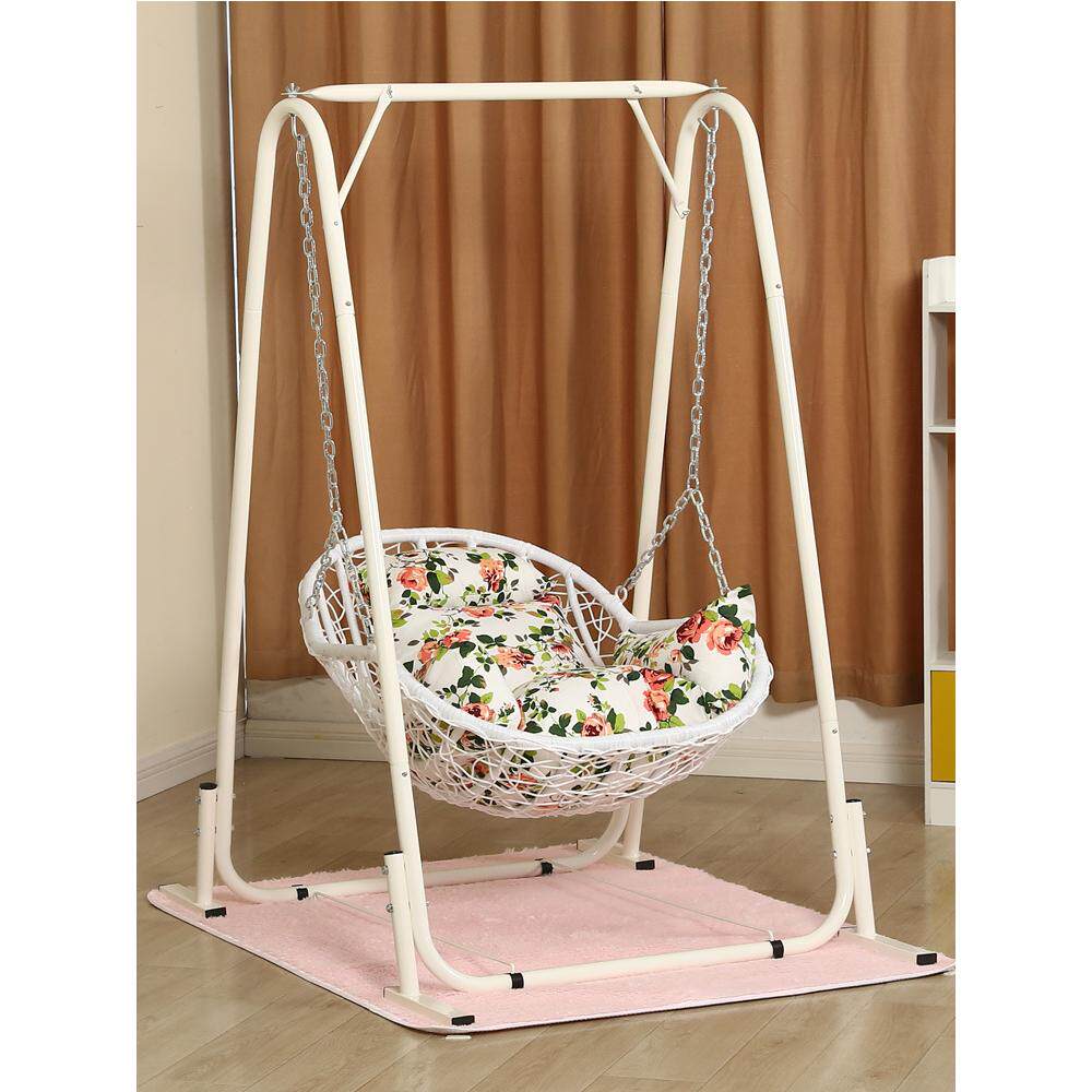 吊篮藤椅单人少儿秋千室内外家用摇椅阳台吊兰鸟巢摇篮椅千秋吊椅