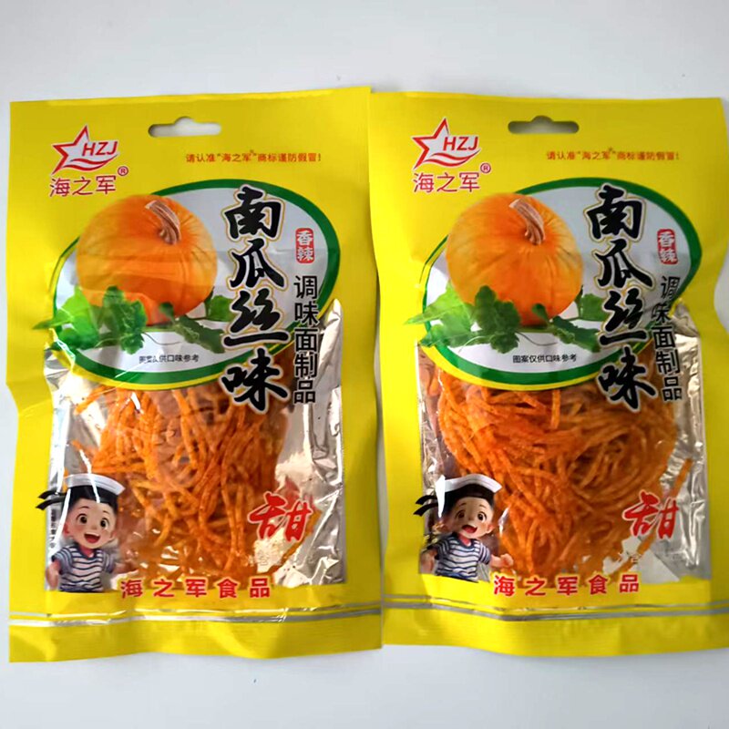 南瓜丝味辣条大包38克甜辣丝香辣麻辣零食解馋追剧出游儿时味道
