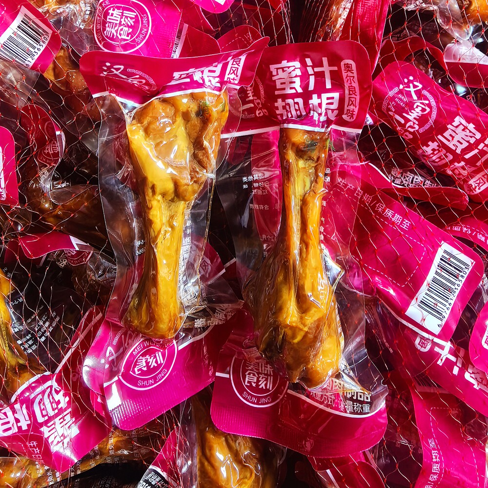 新品蜜汁翅根鸭翅根奥尔良风味肉类零食解馋好吃追剧休闲夜宵零食