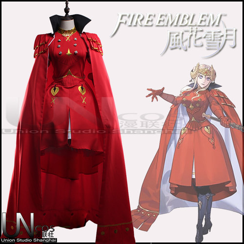 游戏 火焰纹章风花雪月 王女艾黛尔贾特套装定制 cosplay服装实拍