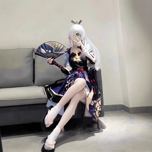 原神cos服神里绫华cosplay女装凌华衣服套装动漫服装女二次元服装