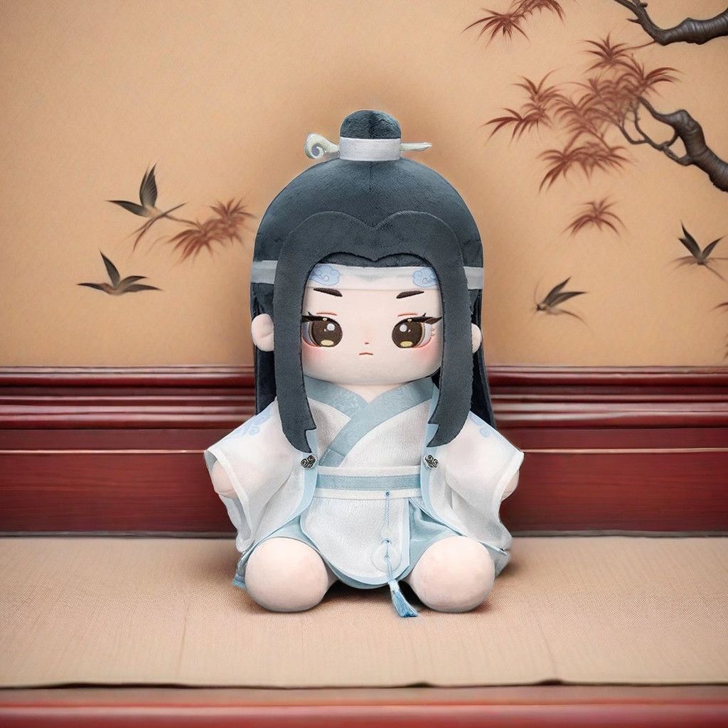 魔道祖师蓝忘机40cm棉花娃娃