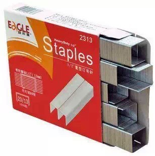 正品Eagle益而高2313订书钉 加厚订书针 23/13订书钉 可订100页