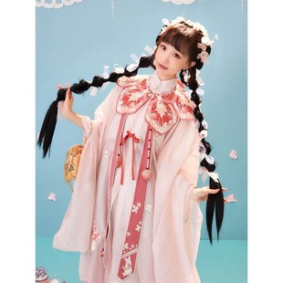 出租十三余 [兔兔草莓]立领直襟云肩明制汉服女伴娘服汉婚 姐妹装