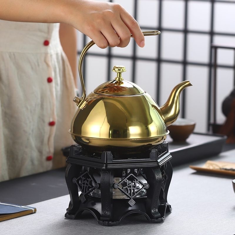 茶楼专用酒精炉煮茶器酒精温茶器液体酒精环保油野外加热炉烧水炉