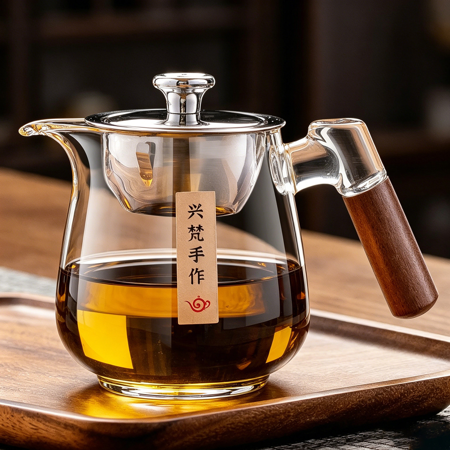 公道杯玻璃高端2026新款茶漏一体图片